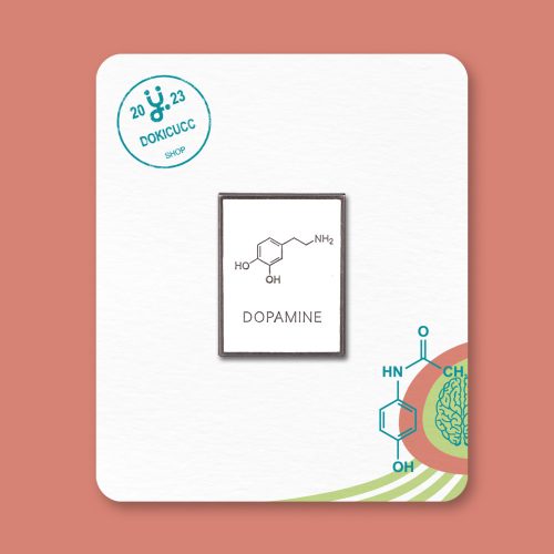 Dopamine képlet kitűző